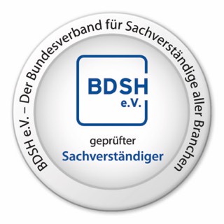 BDSH-Siegel – geprüfter Sachverständiger